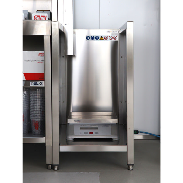 Industrial Scale Table – for the processing of industrial paint volumes 