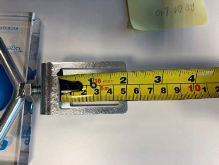 Clamp with Wingnut for HLS 93