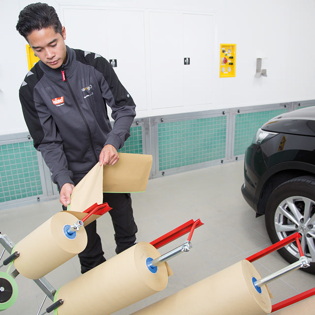 Masking paper dispenser 4 rolls