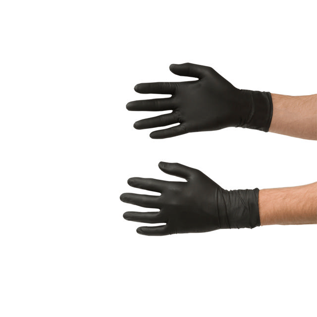 Disposable Nitrile Gloves Black M