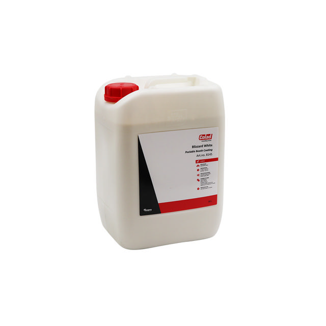 Blizzard White Peelable Booth Coating