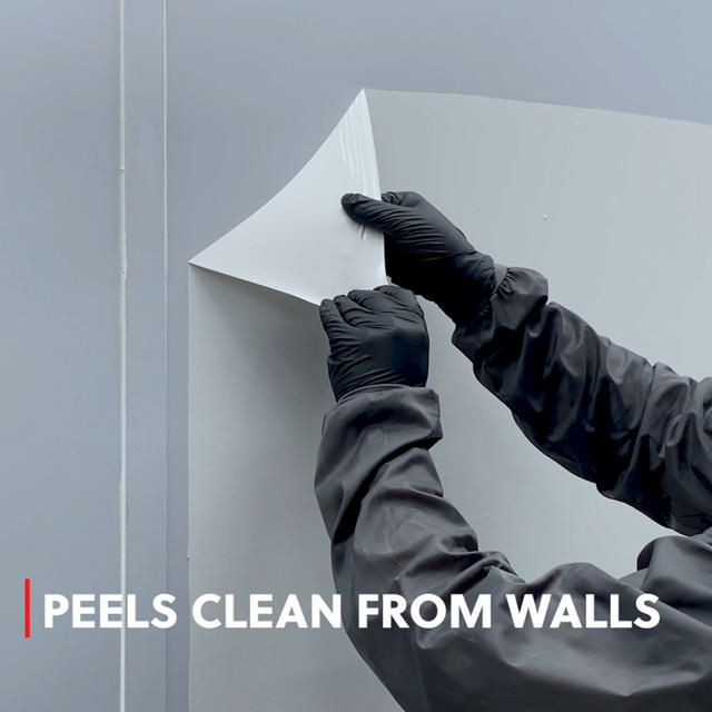 Blizzard White Peelable Booth Coating