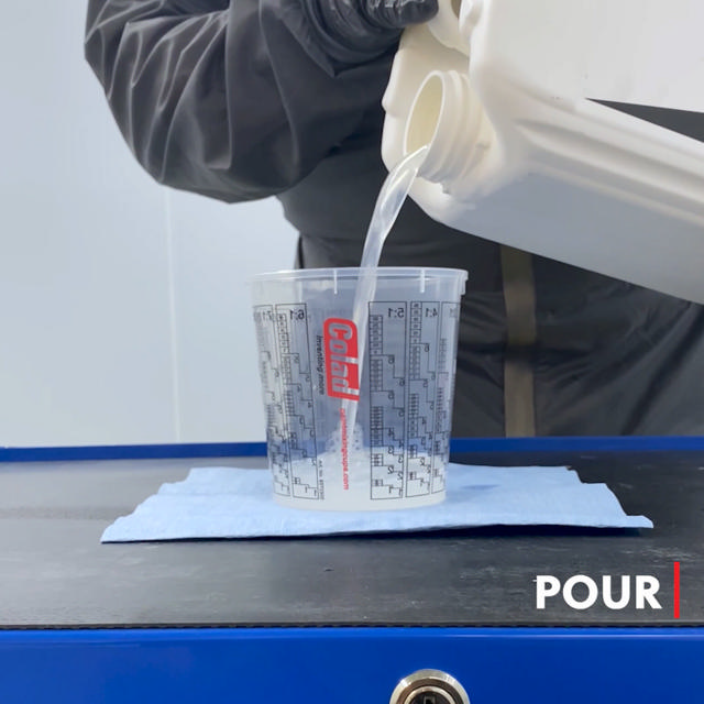 Ice Transparent Peelable Booth Coating