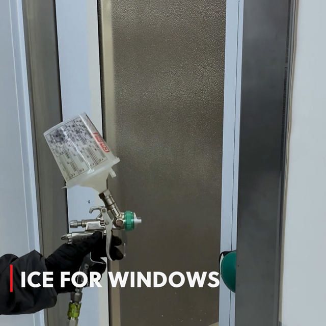 Ice Transparent Peelable Booth Coating