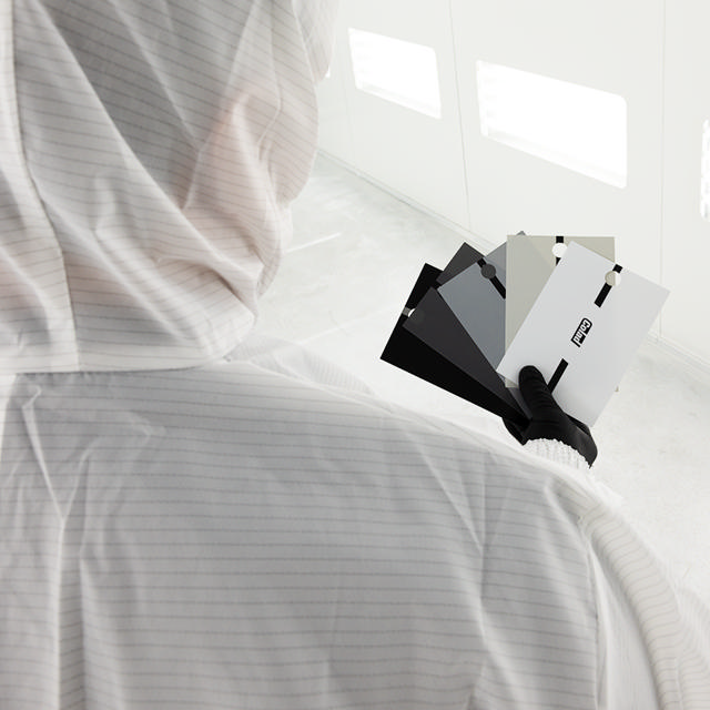 Spray Sample Cards - White