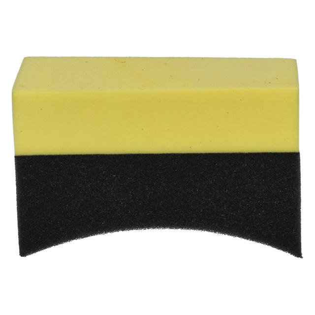 Black tyre gel applicator sponges - 12p.