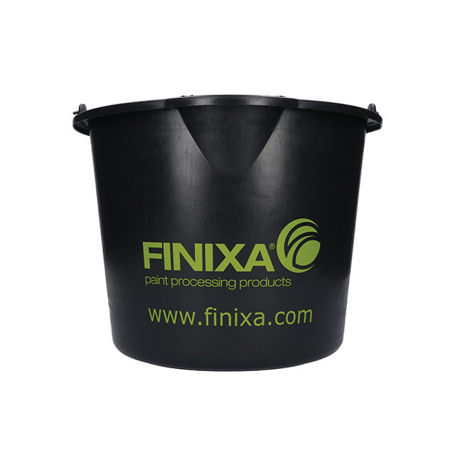 Bucket with spout - black 12l