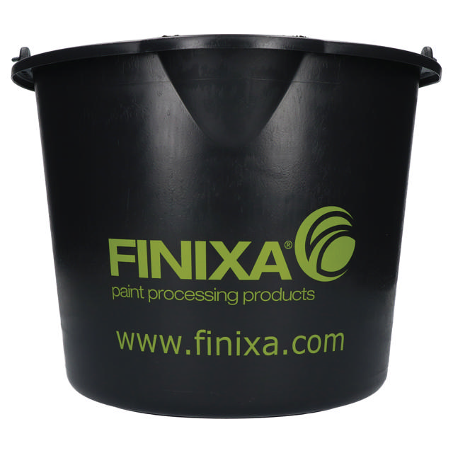 Bucket with spout - black 12l