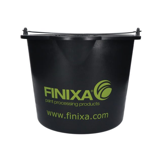 Bucket with spout - black 12l