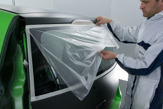 Pre-taped masking film 260cm x 25m, 12p.