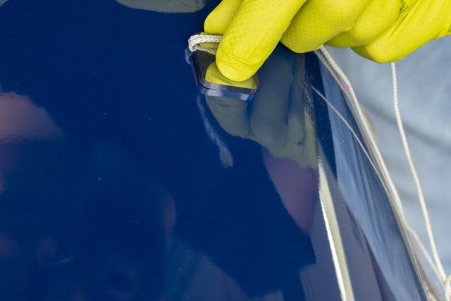 Dust removal file rounded