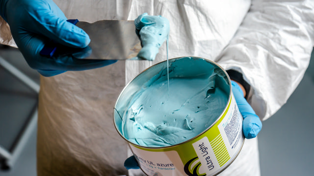 Polyester putty UL Azure 1kg + hardener - ultra light