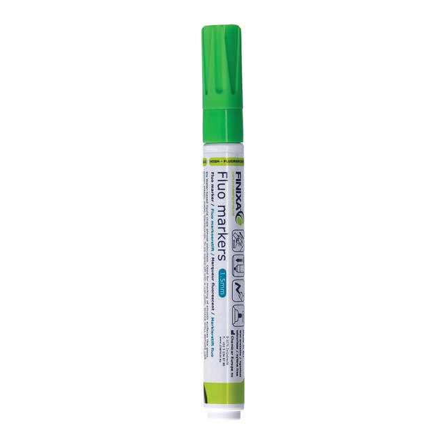 Fluo marker green 12 p. fine 1.5mm