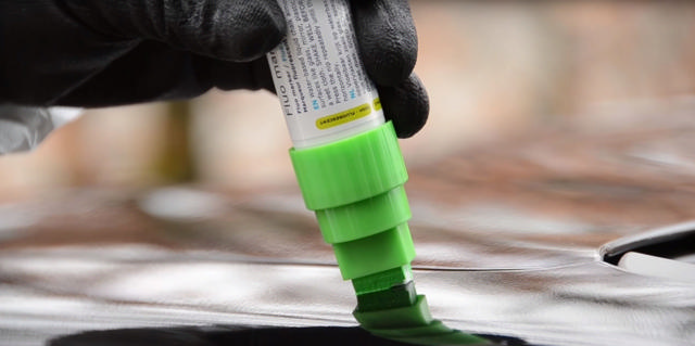 Fluo marker green 12 p. fine 1.5mm