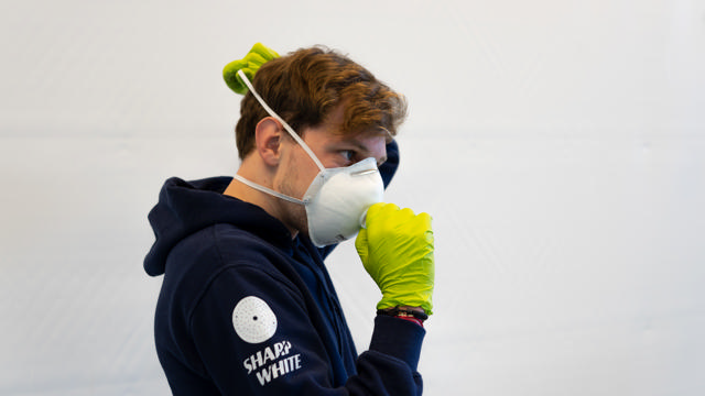 Maschera antipolvere fine