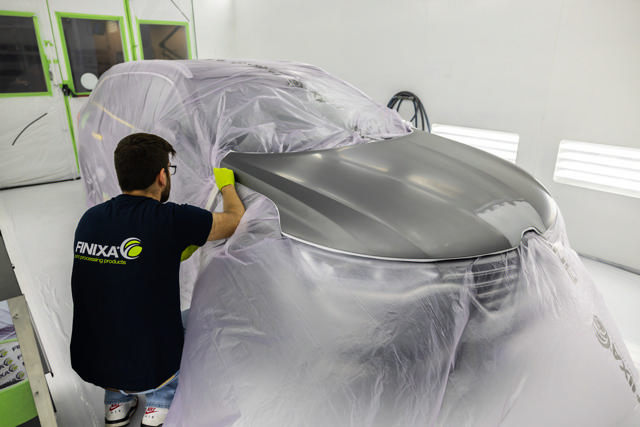 Premium masking film - paint adhesive 4m x 150m