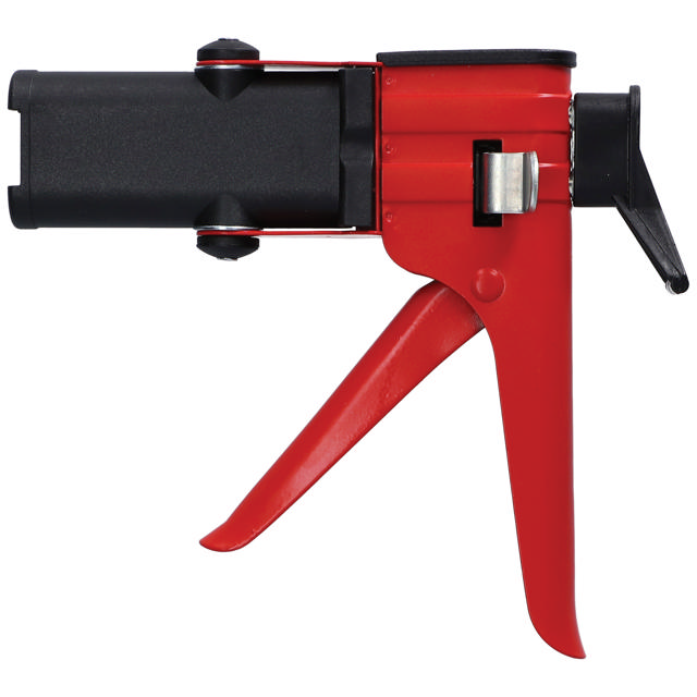 Applicator gun for plastic repair