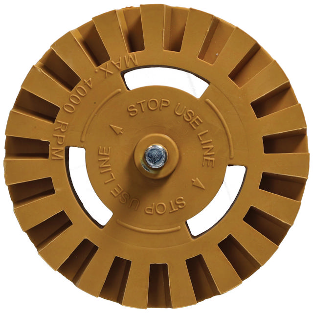 Ridged adhesive eraser - Ø100mm x 26mm