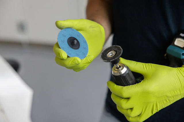 Disco abrasivo con vite Ø 75 mm