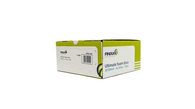 Ultimate foam discs velcro 150mm no holes P1000 10p.