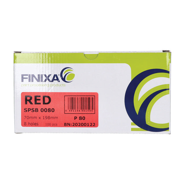 Sanding strip-paper-70x198mm 8 holes P400 100p.