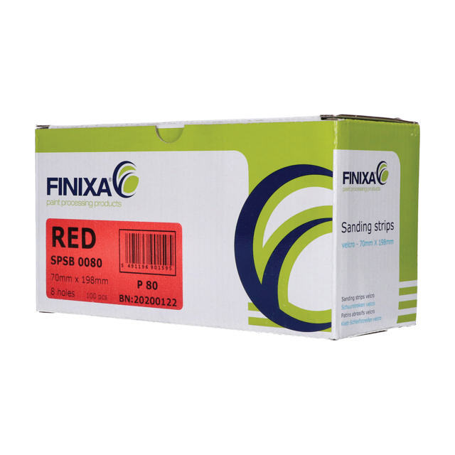 Sanding strip-paper-70x198mm 8 holes P400 100p.