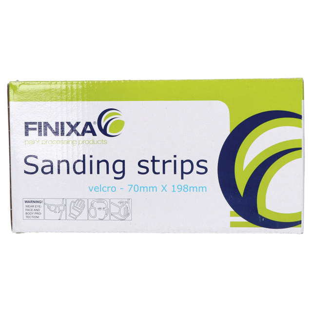 Sanding strip-paper-70x198mm 8 holes P400 100p.