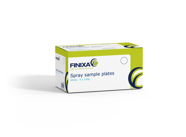 Spray sample plates white 5 x 100p.