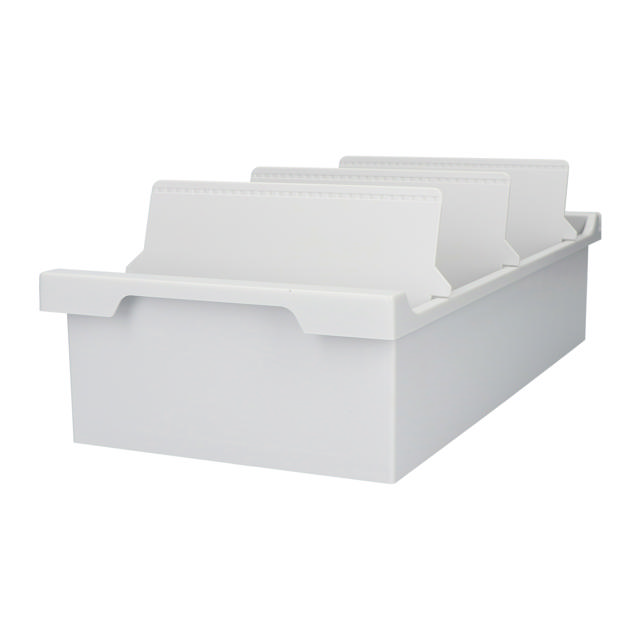 Filing system for spray sample plates