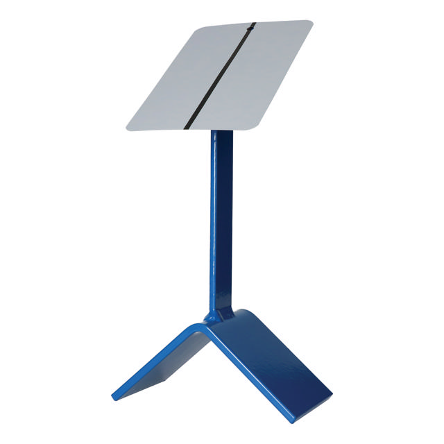 Holder and stand for spray sample plates