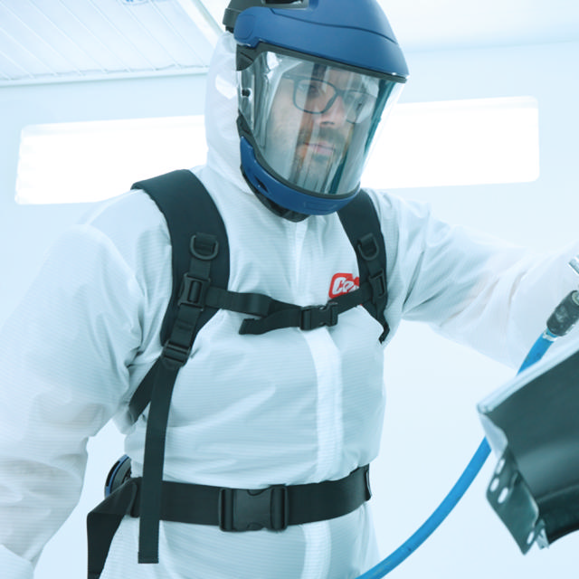 PU Coated Nylon Paint Suit - Cat III Type 6