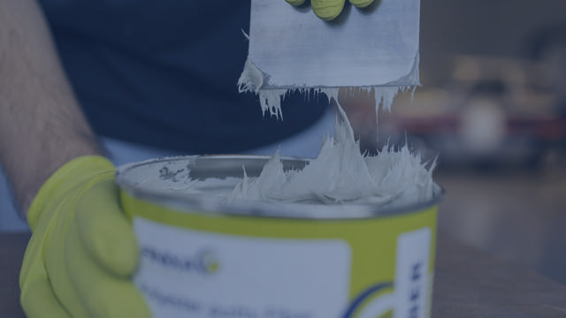 Polyester putty FIBER