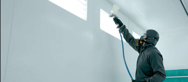 Soluções de manutenção para cabinas de pintura
